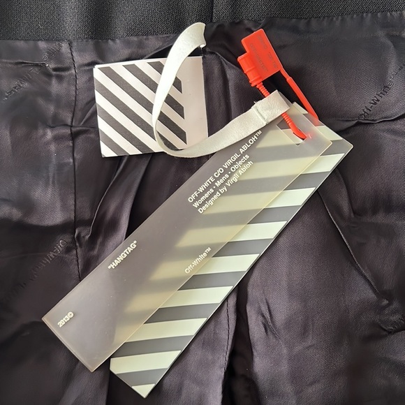 Off-White High-Rise Wool Pencil Skirt Formal Streetwear, US 6 - Picture 13 of 16